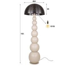Stehlampe sphere natural