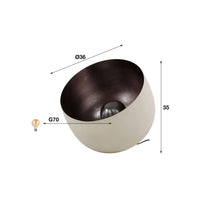 Tischlampe Ø36 Korb L