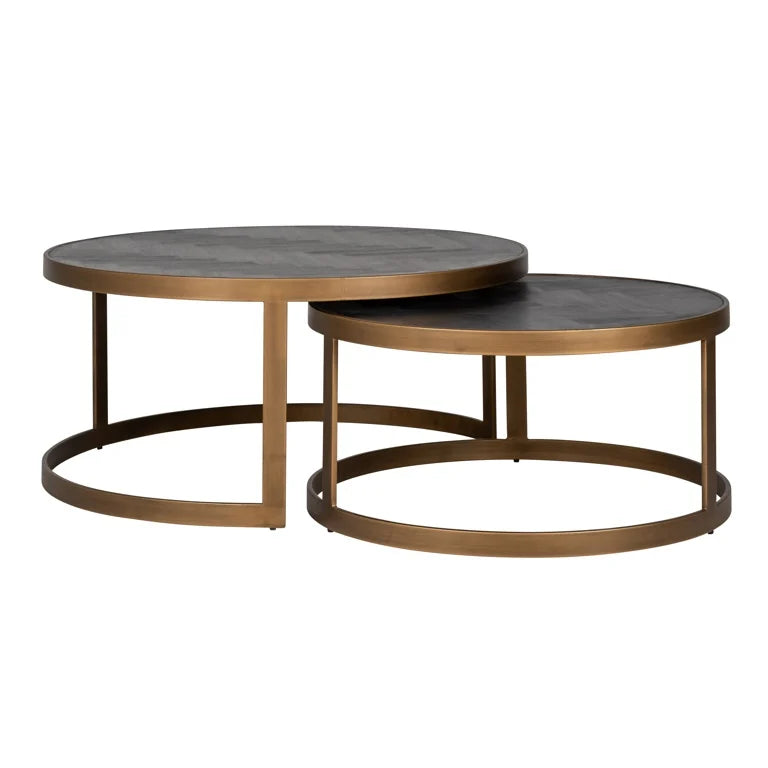 Couchtischset Blackbone – Messing Schwarz von Richmond Interiors bei Sofa4You