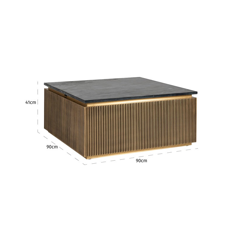 Couchtisch Ironville – Gold – Ansicht 3