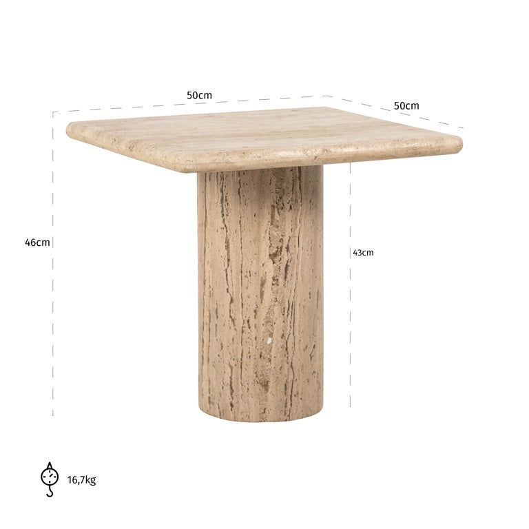 Beistelltisch Hampton (Sand) – Ansicht 4