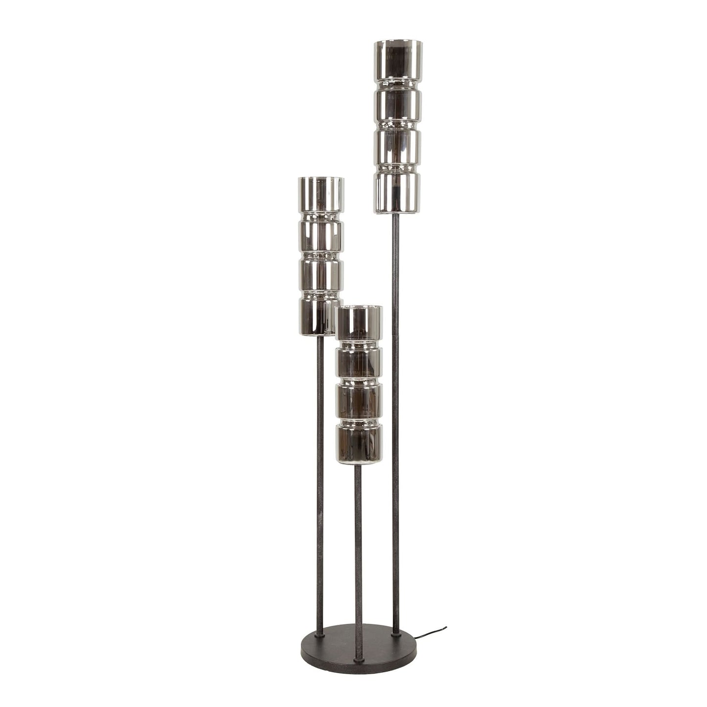 Stehlampe 3L gestuft cylinder glass