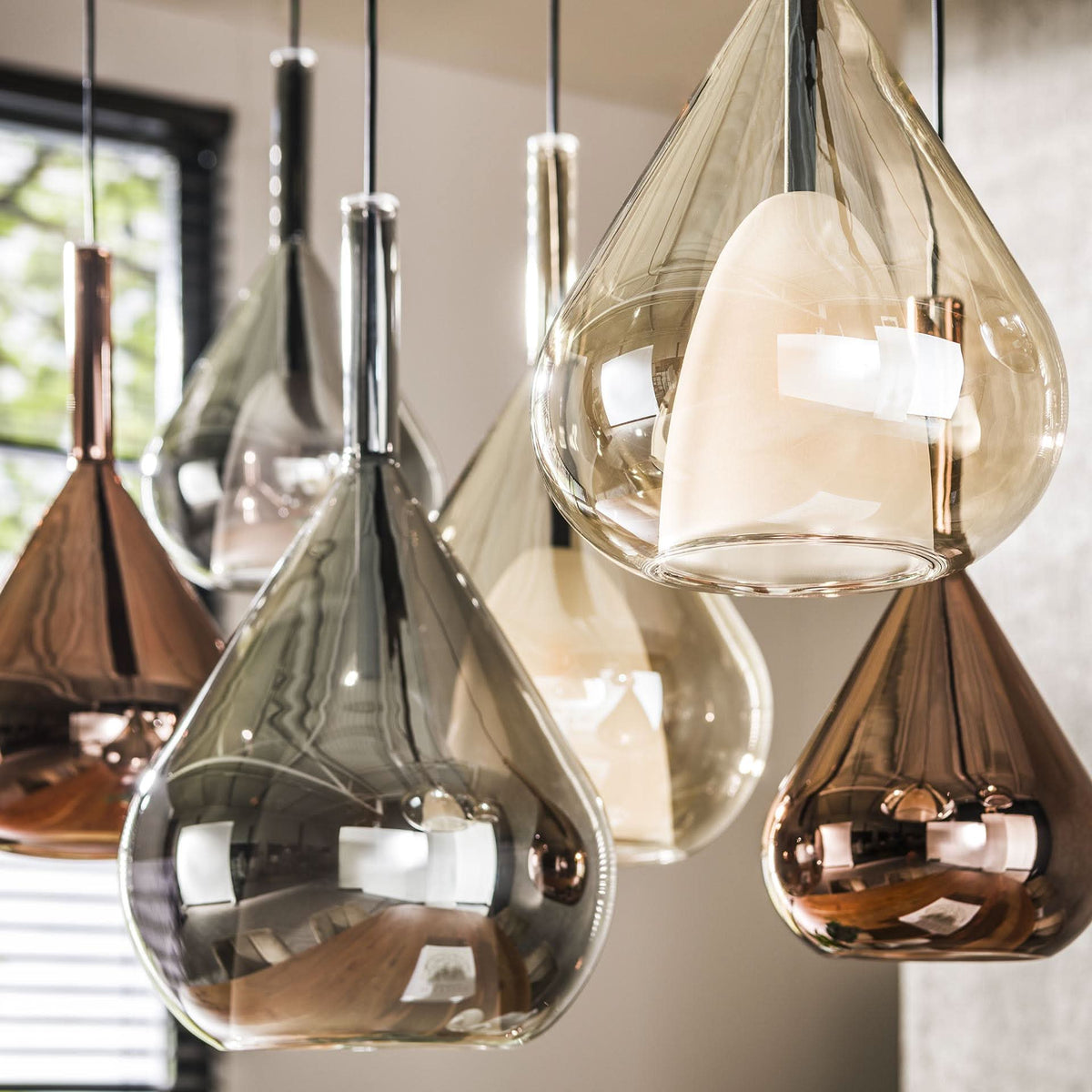 Hängelampe 4+3 wings mix glass – Ansicht 4