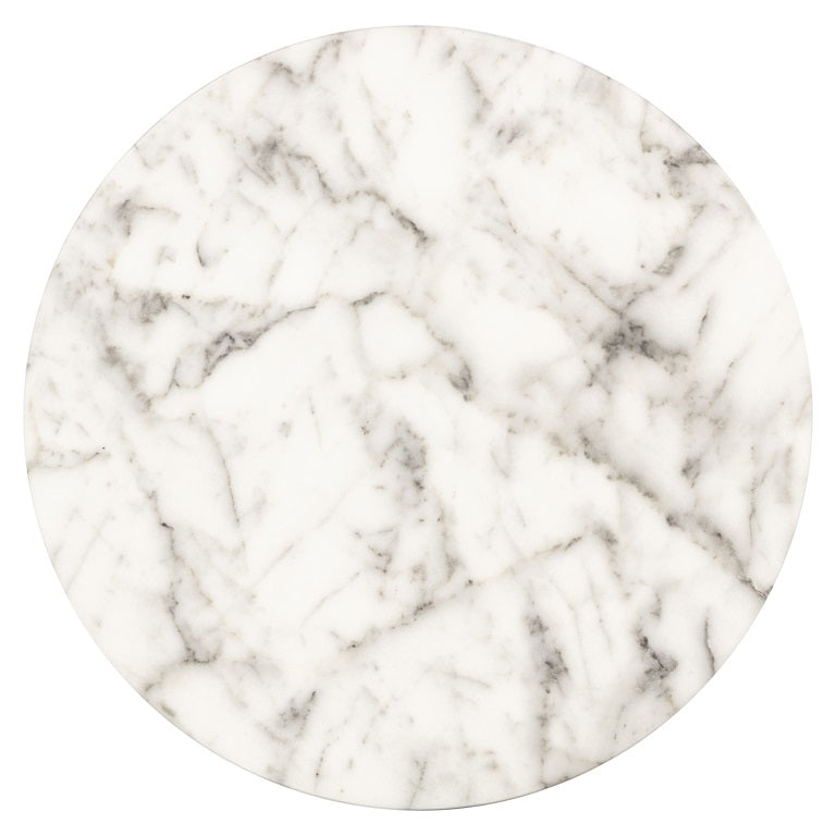 Beistelltisch Kita faux white marble (White)