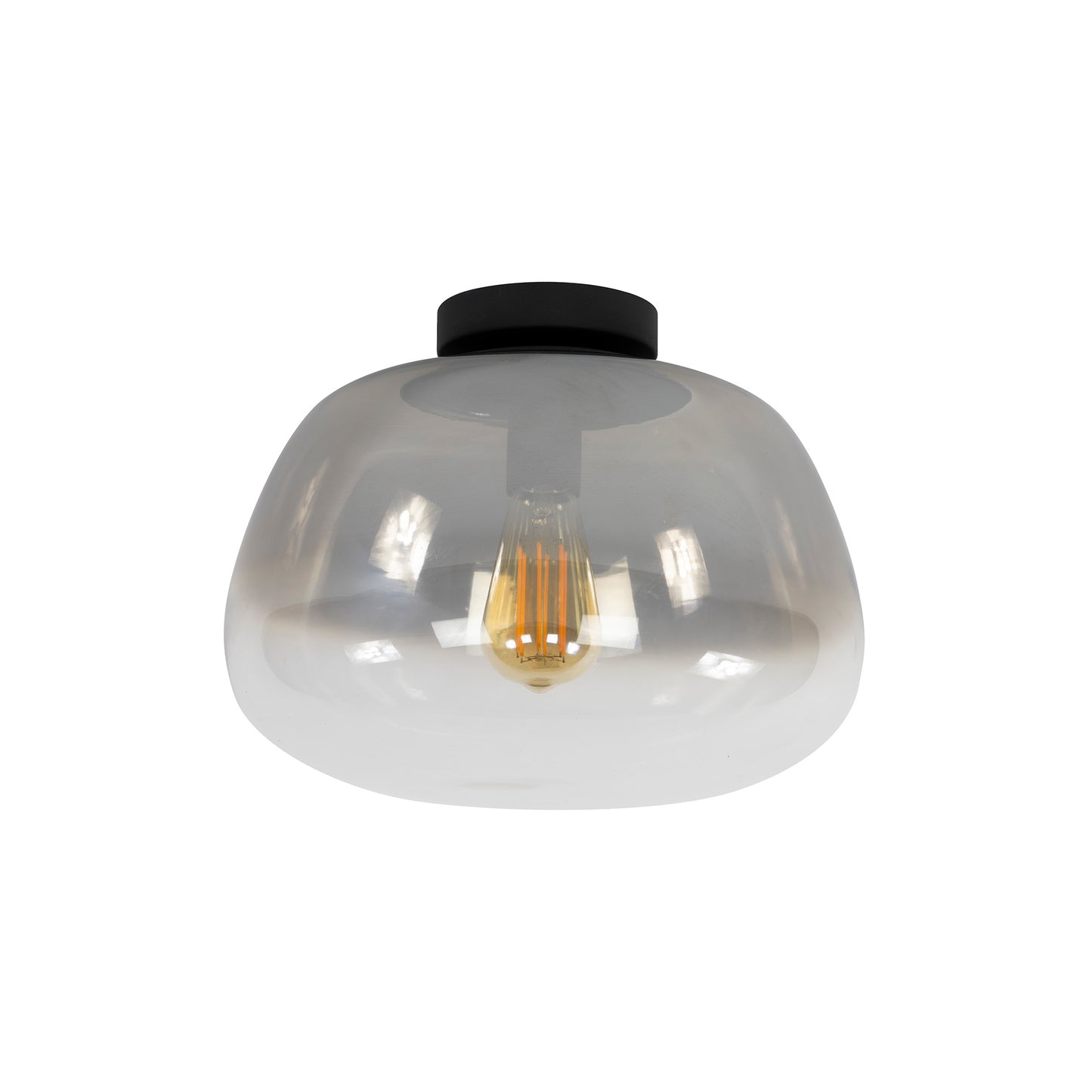 Deckenleuchte Pulse Shaded 1-light / Smoke grey glass