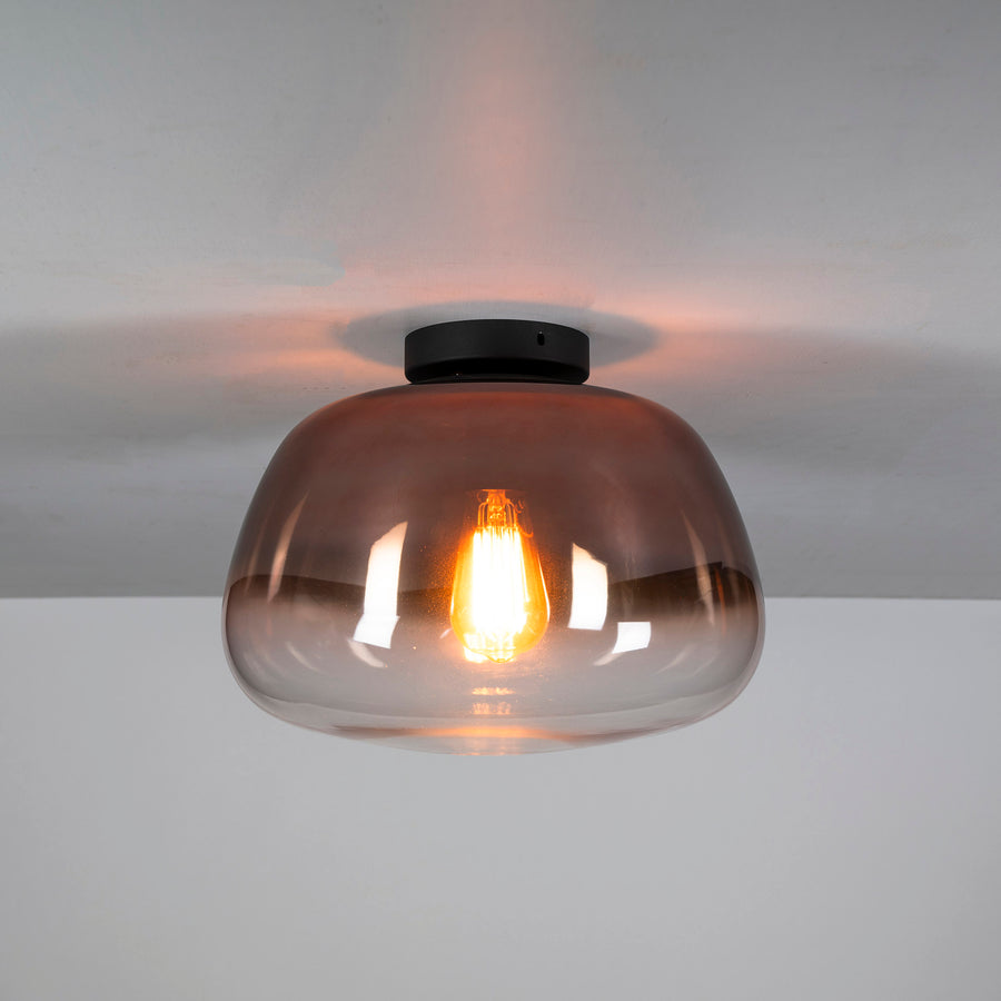 Deckenleuchte Pulse Shaded 1-light / Kupferglas