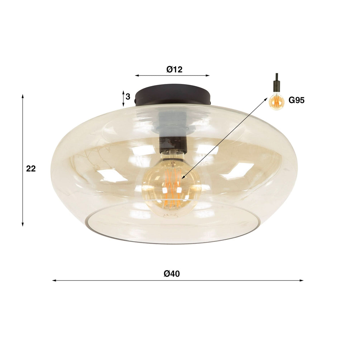 Pendellampe elevate glass – Ansicht 3
