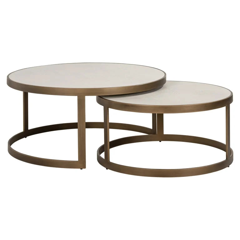 Couchtischset Whitebone