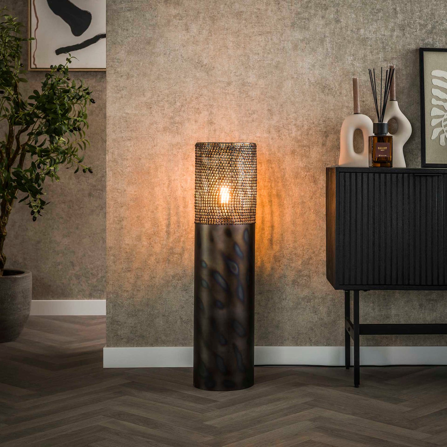 Stehlampe Ø22,5 Zylinder 90 cm