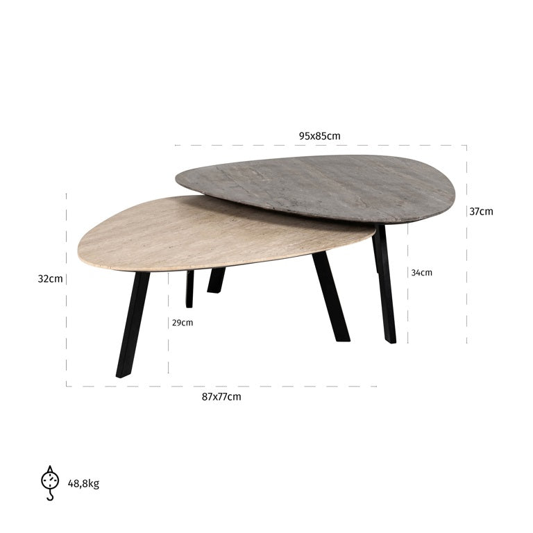 Couchtischset Spencer