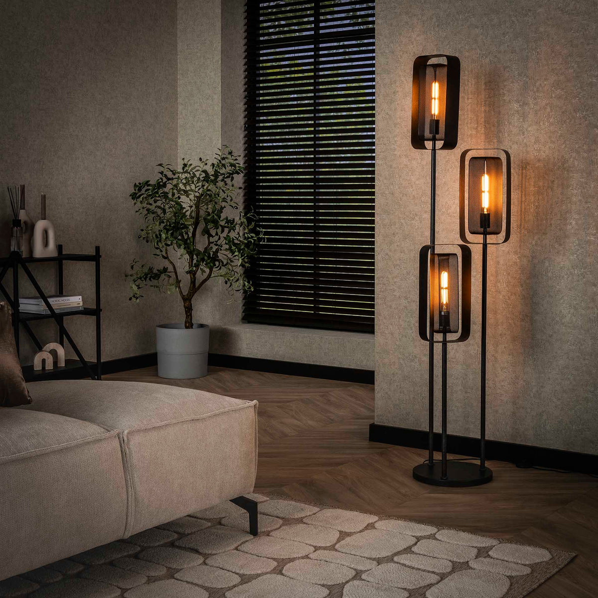Stehlampe 3L mesh rotate von Sofa4You