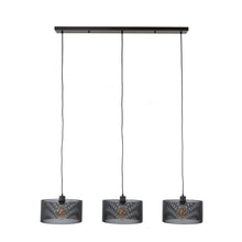 Hängelampe 3L mesh round/Artic schwarz