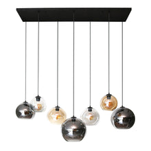 Hängelampe 4+3 multi globe XL