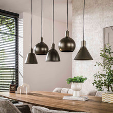 Hängeleuchte Metallo 5-light / Sienna braun