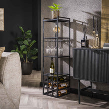 Weinregal-Lampe decorate