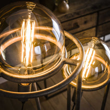 Stehlampe 2L match Set/2 Ç?200 mm Lichtquelle / Alt Silber Finish