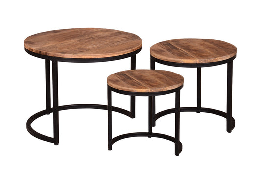 Iron Dreier Couchtisch Set