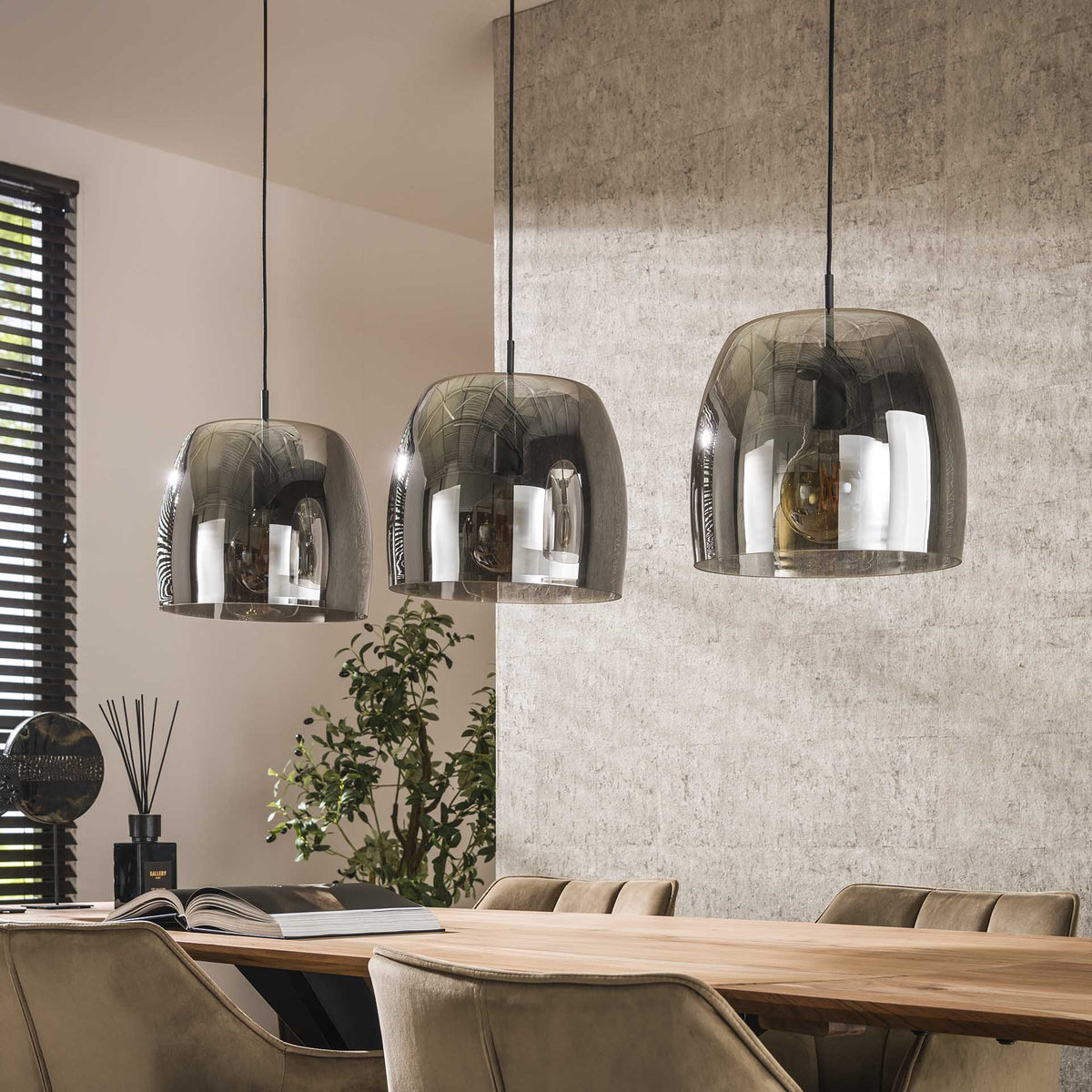 Hängelampe 3L drift glass – Ansicht 2