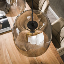 Hängelampe 3L drift glass