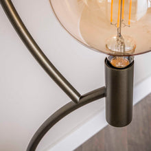 Stehleuchte Arcus 3-light / Sienna brown