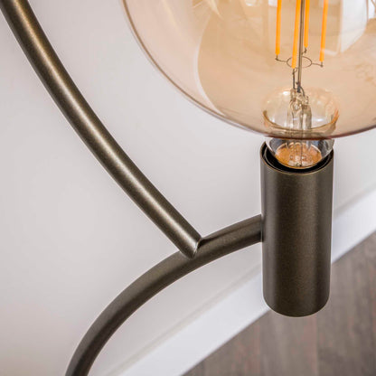 Stehleuchte Arcus 3-light / Sienna brown