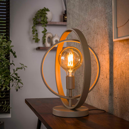 Tischleuchte Turn Around 1-light / Charcoal