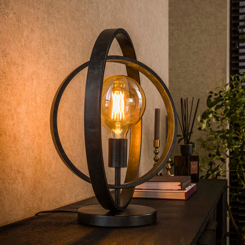 Tischlampe 1-flammig – Anthrazit