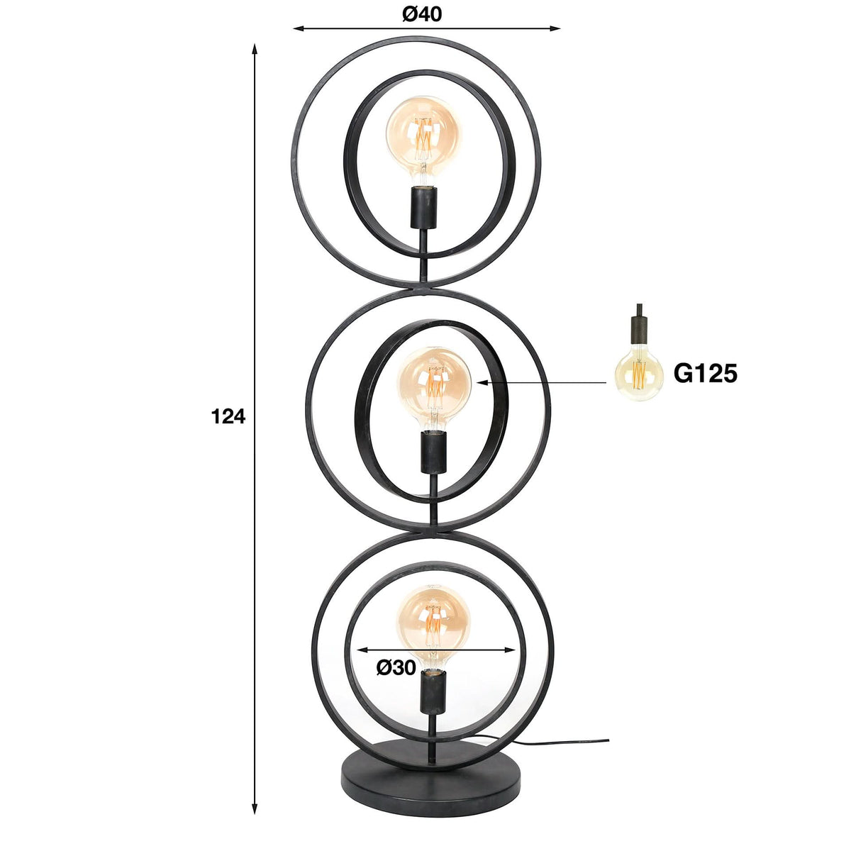 Stehlampe 3L Turn around – Ansicht 10