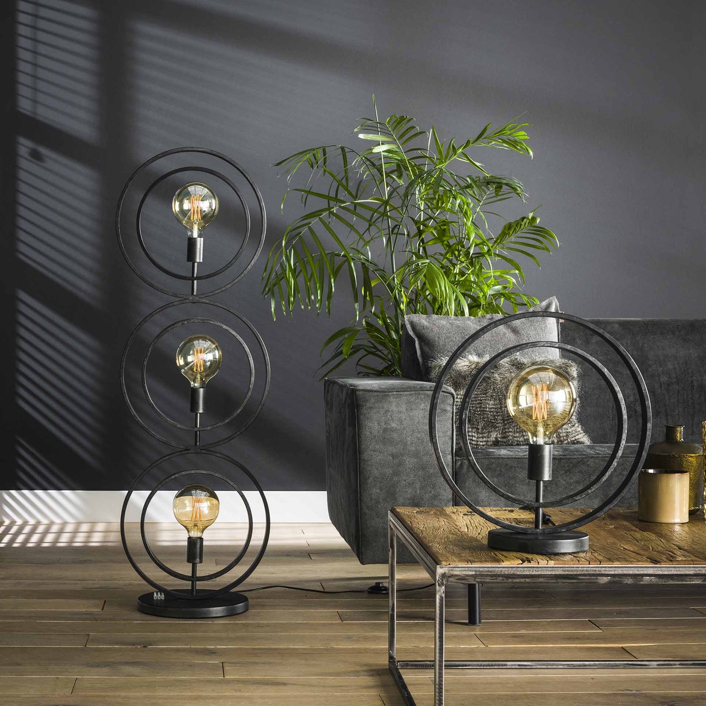Stehlampe 3L Turn around / Charcoal