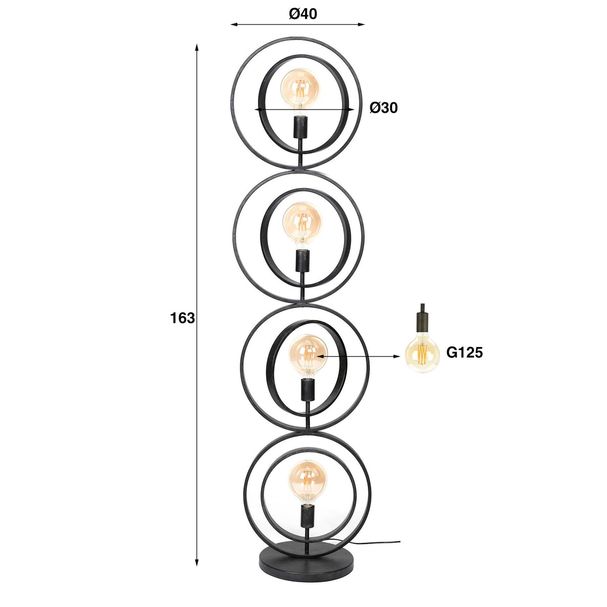 Stehlampe 4L turn around XL – Ansicht 4