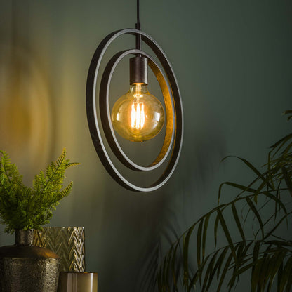 Hängelampe 1L Turn around/Charcoal