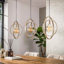 Hängeleuchte Turn Around 3-light / Beige