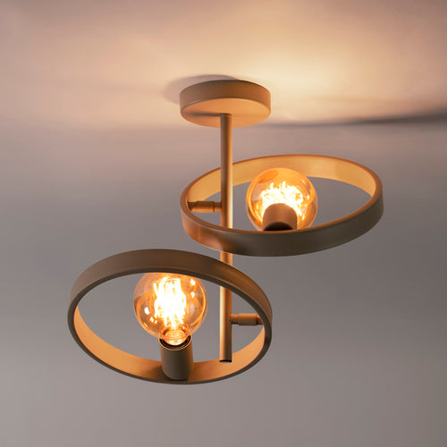 Deckenleuchte Hover 2-light / Beige