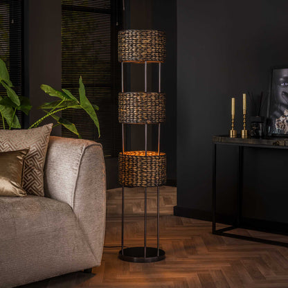 Stehlampe 3L tower Wasserhyazinthe