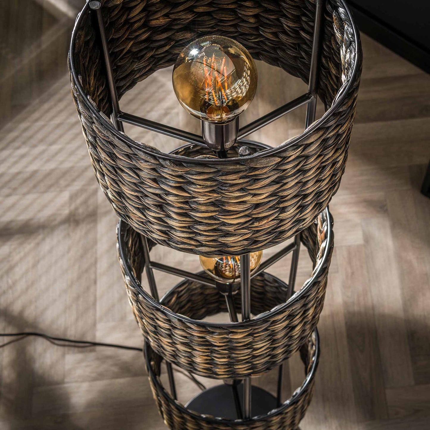 Stehlampe 3L tower Wasserhyazinthe
