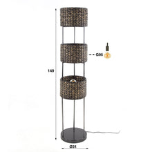 Stehlampe 3L tower Wasserhyazinthe