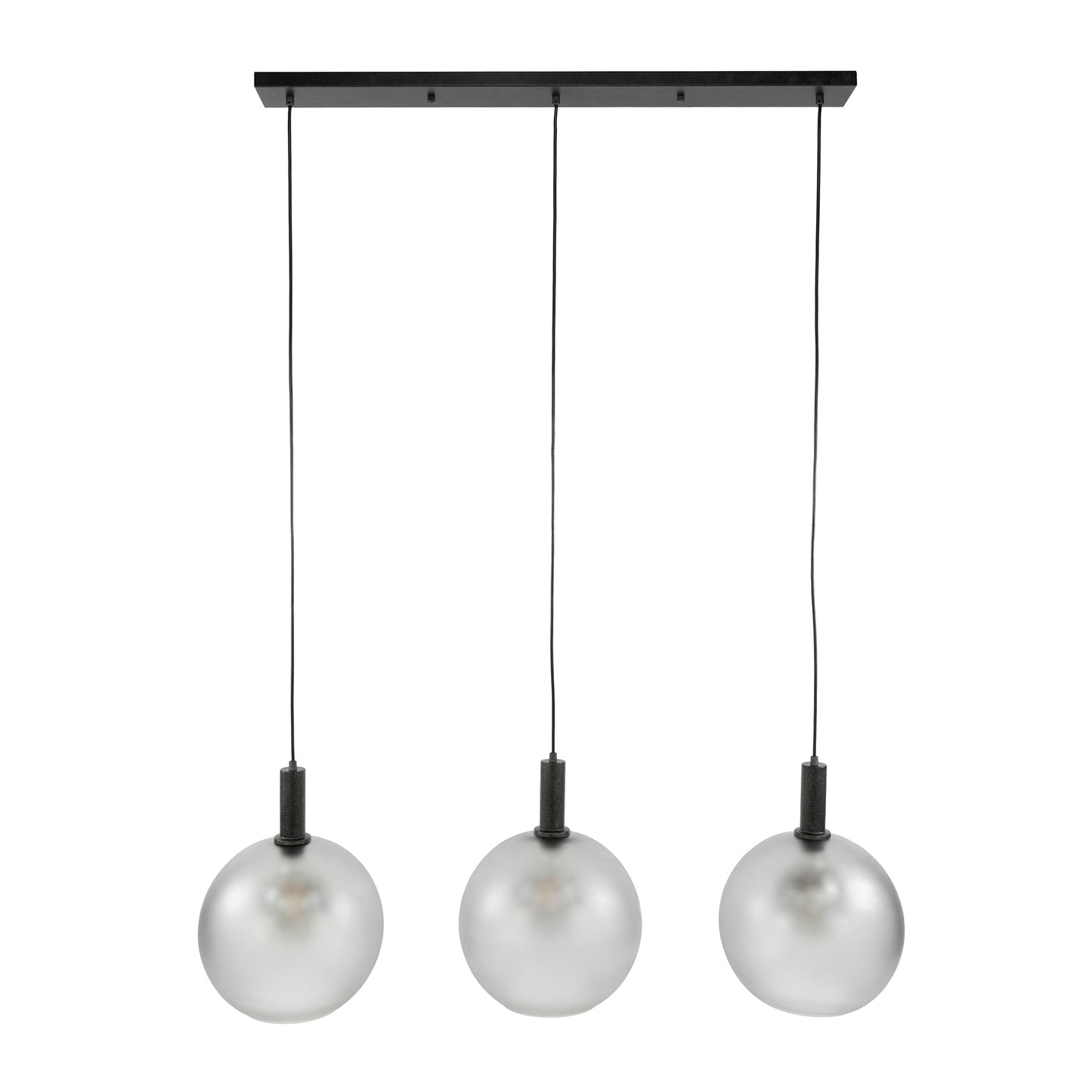 Hängelampe Bubble Frosted 3-light / Frosted grey