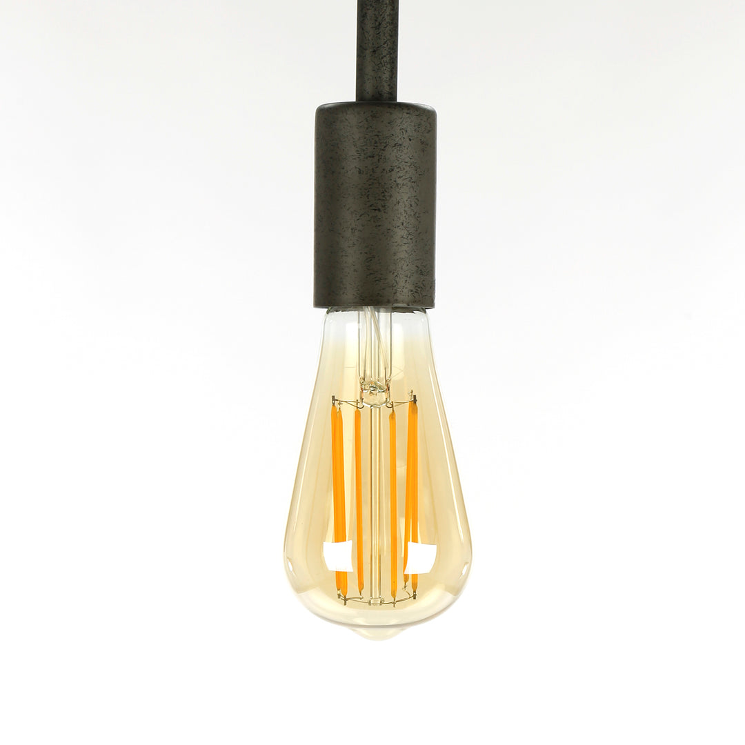 Glühlampe LED [ST64] Filament Tröpfchen/Braunglas