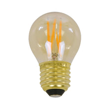 Glühlampe LED [G45] Filament Globus Ø4,5/ Braunglas