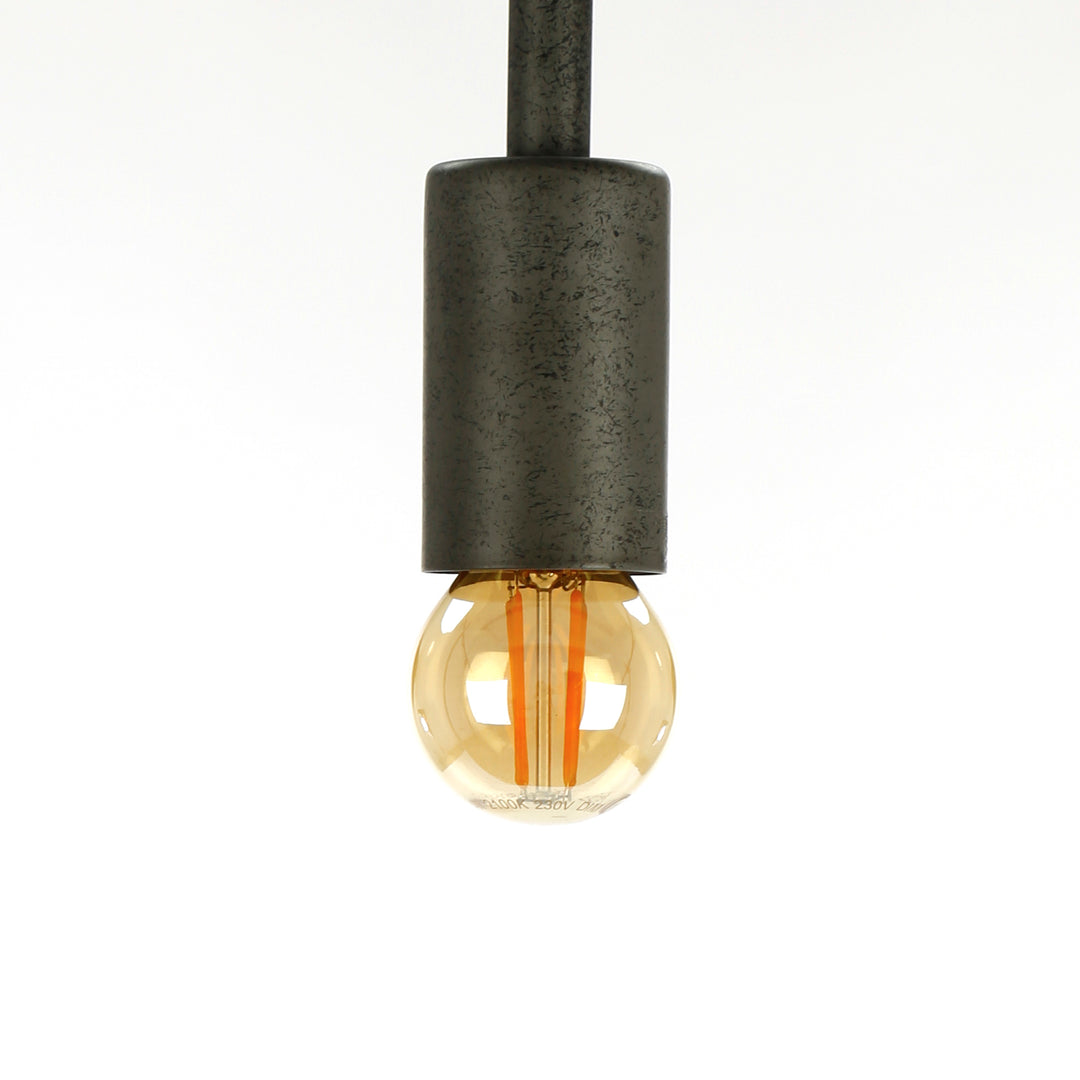 Glühlampe LED [G45] Filament Globus Ø4,5/ Braunglas