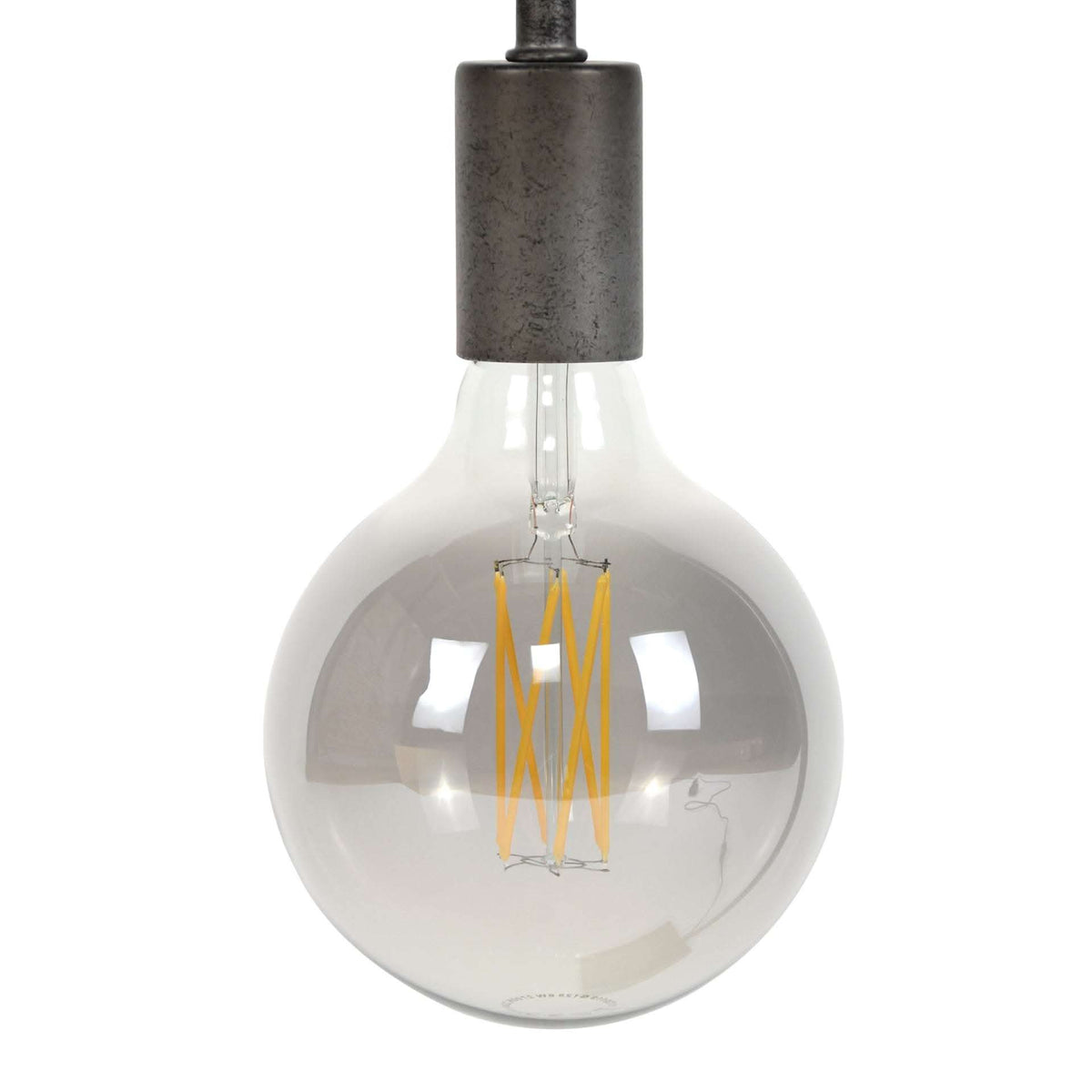 Glühlampe LED Filament Globus 12 5 - E27 6W 2100K 450lm dimmbar – Smoke grey glass von Sofa4You