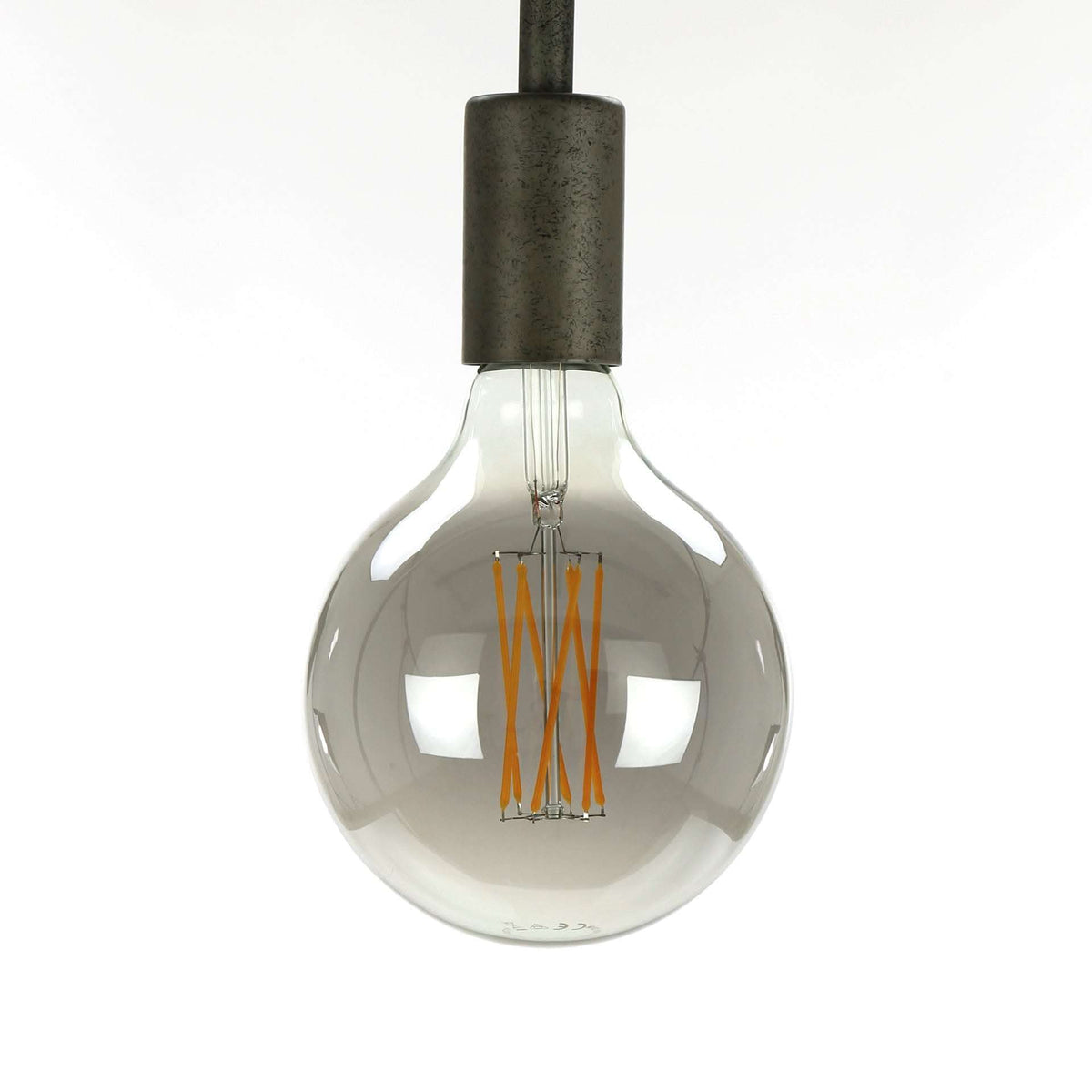 Glühlampe LED Filament Globus 12 5 - E27 6W 2100K 450lm dimmbar – Smoke grey glass – Ansicht 3