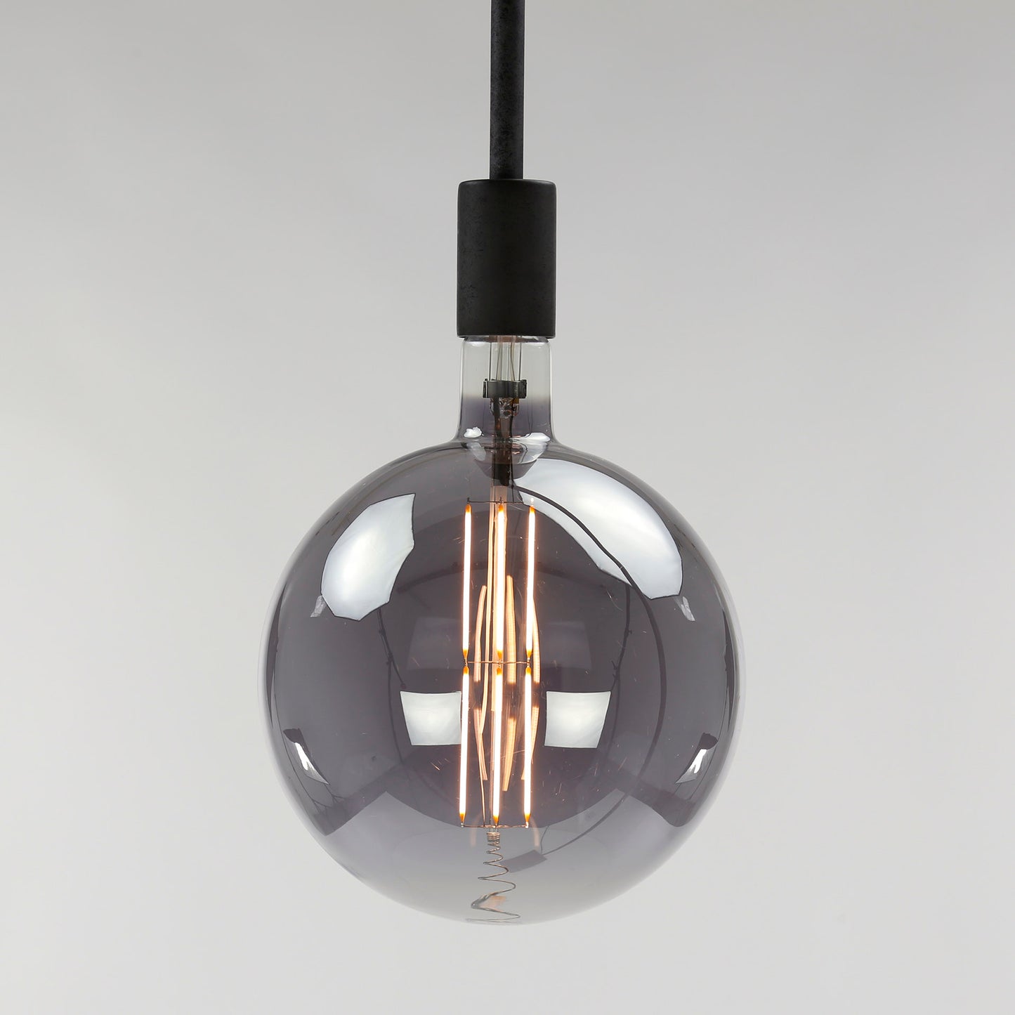 Glühlampe LED [G200] Filament Globus Ø20,0/ grey glass