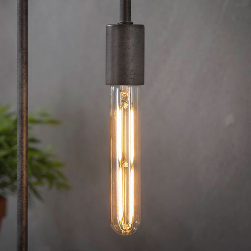 LED-Leuchtmittel Filament Röhre 18,5 cm – Bernsteinglas