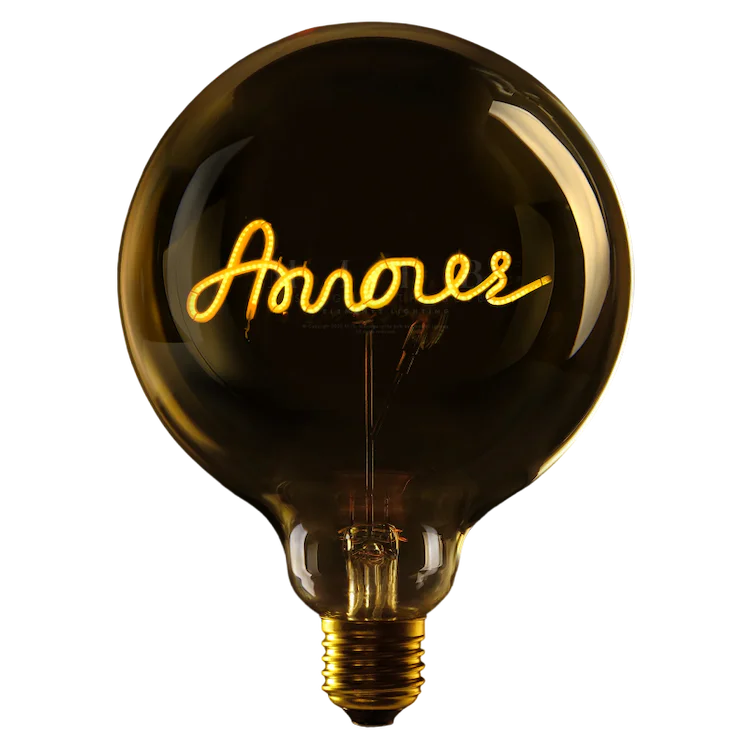Amour- Message in the bulb