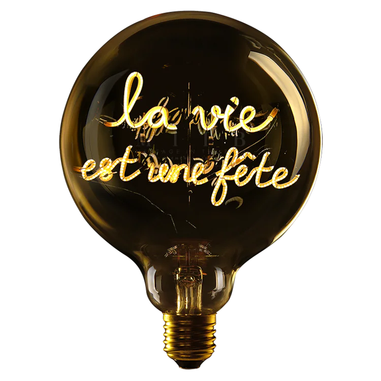 La vie est une Fête  - Message in the bulb