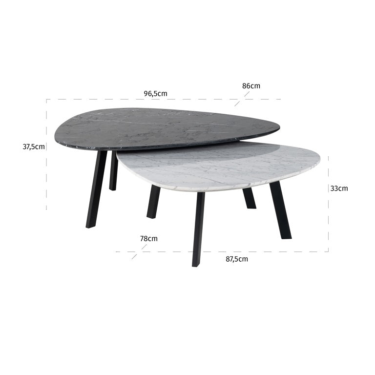 Couchtischset Trocadero