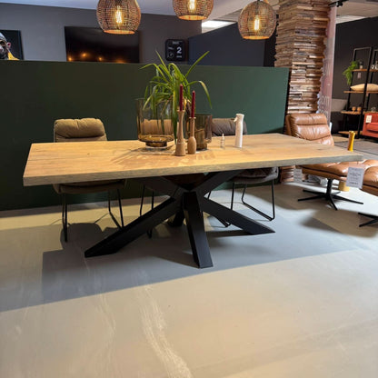 Esstisch Eiche - Old Style 220x100cm - Grey