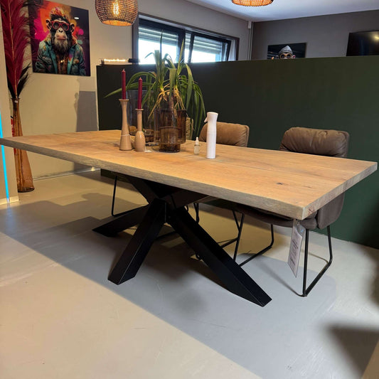 Esstisch Eiche - Old Style 220x100cm - Grey