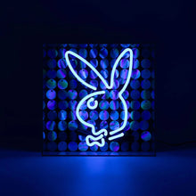 Playboy X Locomocean – Disco Bunny – Glas-Neon-Box-Schild